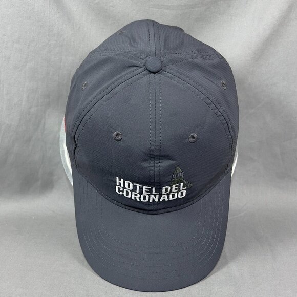 Ahead Hotel Del Coronado Strapback Hat Cap Gray San Diego California Golfer Mens - Picture 6 of 16